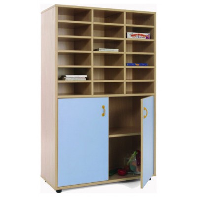 MUEBLE MEDIO ARMARIO Y CASILLERO HAYA MOBEDUC 600310HPS18 (Espera 4 dias) en Huesoi