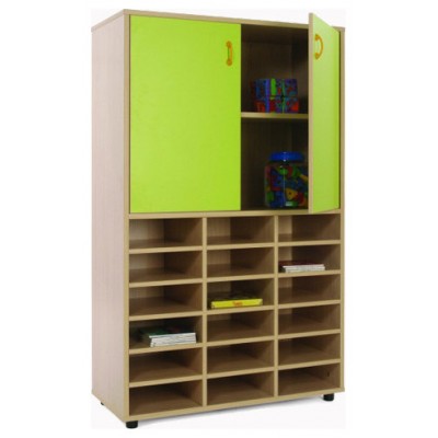 MUEBLE MEDIO CASILLERO Y ARMARIO HAYA MOBEDUC 600311HPS18 (Espera 4 dias) en Huesoi