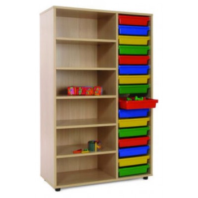 MUEBLE MEDIO ESTANTERÍA CUBETERO HAYA MOBEDUC 600314HP18 (Espera 4 dias) en Huesoi