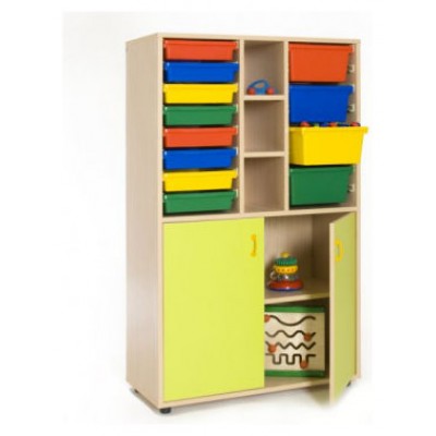 MUEBLE MEDIO ARMARIO Y CUBETERO HAYA MOBEDUC 600316HPS18 (Espera 4 dias) en Huesoi