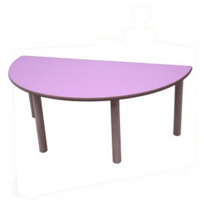 MESA SEMIREDONDA 120 CM (TALLA 0 - 3) HAYA MOBEDUC 600553H180 (Espera 4 dias) en Huesoi