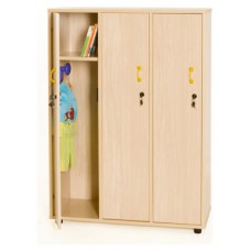 MUEBLE TAQUILLA 3 NIÑOS 125 CM ALTO CON LLAVE HAYA MOBEDUC 600614HPC18 (Espera 4 dias) en Huesoi