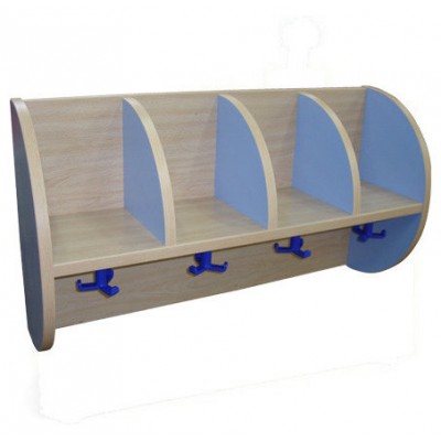 MUEBLE PERCHERO "QUESITOS" 4 CASILLAS 800 HAYA MOBEDUC 600619H19 (Espera 4 dias) en Huesoi