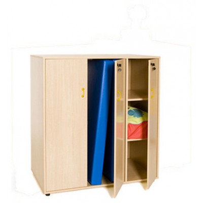 MUEBLE PARA GUARDAR COLCHONETAS Y COMPLEMENTOS HAYA MOBEDUC 600627HPC18 (Espera 4 dias) en Huesoi