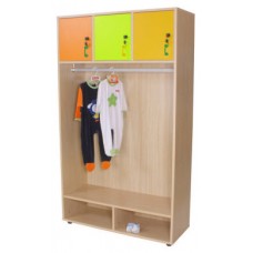 MUEBLE PERCHERO ABIERTO CON BARRA Y 3 PUERTAS HAYA MOBEDUC 600636HPC18 (Espera 4 dias) en Huesoi