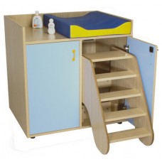 MUEBLE CAMBIADOR CON ESCALERA GIRATORIA (2 PUERTAS) HAYA MOBEDUC 600708HPS18 (Espera 4 dias) en Huesoi