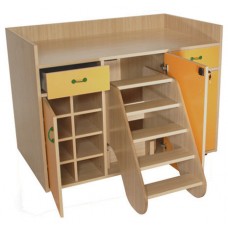 MUEBLE CAMBIADOR CON ESCALERA GIRATORIA (3 PUERTAS) HAYA MOBEDUC 600709HPS18 (Espera 4 dias) en Huesoi
