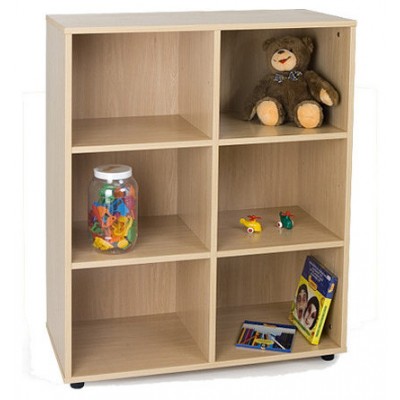 MUEBLE INTERMEDIO 6 CASILLAS HAYA MOBEDUC 600805HP18 (Espera 4 dias) en Huesoi
