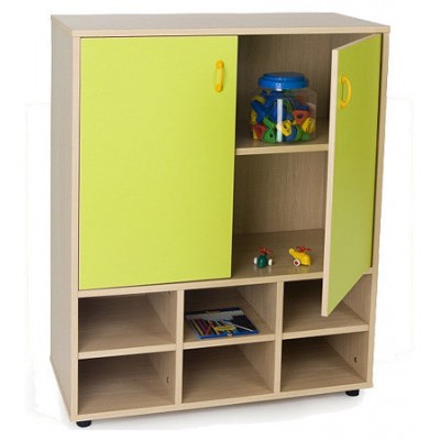 MUEBLE INTERMEDIO CASILLERO Y ARMARIO HAYA MOBEDUC 600810HPS18 (Espera 4 dias) en Huesoi