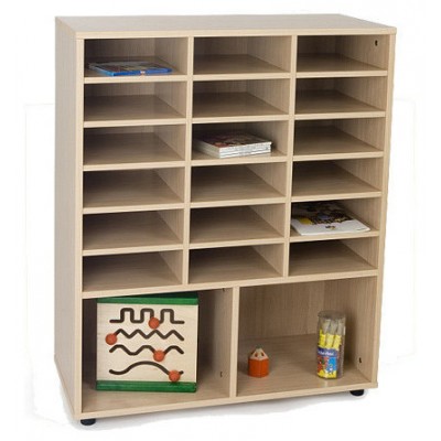 MUEBLE INTERMEDIO 2 CASILLAS Y CASILLERO HAYA MOBEDUC 600813HP18 (Espera 4 dias) en Huesoi
