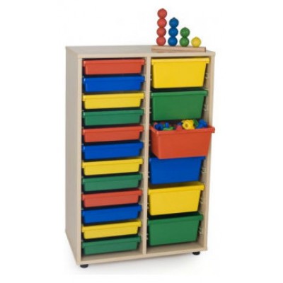MUEBLE INTERMEDIO CUBETERO 2 COLUMNAS 700 HAYA MOBEDUC 600815HP18 (Espera 4 dias) en Huesoi