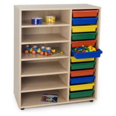 MUEBLE INTERMEDIO ESTANTERÍA CUBETERO HAYA MOBEDUC 600818HP18 (Espera 4 dias) en Huesoi
