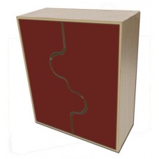 MUEBLE INTERMEDIO ARMARIO, PUERTAS ONDA HAYA MOBEDUC 600821HPS18 (Espera 4 dias) en Huesoi