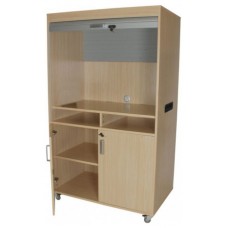MUEBLE TELEVISIÓN Y VÍDEO ALTO CON PERSIANA HAYA MOBEDUC 600911HRC18 (Espera 4 dias) en Huesoi