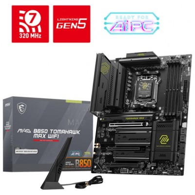 MSI Placa Base MAG B850 TOMAHAWK MAX WIFI ATX AM5 en Huesoi