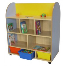 MUEBLE EXPOSITOR DE LIBROS OVALADO HAYA MOBEDUC 602102HR18 (Espera 4 dias) en Huesoi