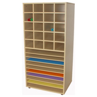 MUEBLE CARTULINERO Y 20 CASILLAS HAYA MOBEDUC 602209HP18 (Espera 4 dias) en Huesoi