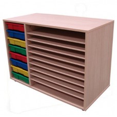 MUEBLE CUBETERO Y CARTULINERO BAJO HAYA MOBEDUC 602215HP18 (Espera 4 dias) en Huesoi