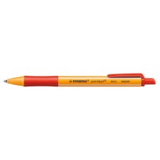 STABILO pointball Rojo Bolígrafo de punta retráctil con pulsador 1 pieza(s) (MIN10) (Espera 4 dias) en Huesoi