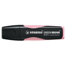 MARCADOR FLUORESCENTE GREEN BOSS PASTEL RUBOR ROSA STABILO 6070/129 (MIN10) (Espera 4 dias) en Huesoi