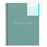 CUADERNO 100% RECICLADO NB-1 A4 80HOJAS ECOAZUL EMOTIONS MIQUELRIUS 6092 (Espera 4 dias) en Huesoi