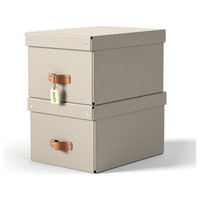 PACK 2 CAJAS DE ALMACENAMIENTO CART&Oacute;N MEDIANA COLOR BEIGE LEITZ 61490012 (Espera 4 dias) en Huesoi