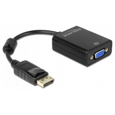 Delock Adapt. Displayport  Macho/VGA Hembra Negro en Huesoi