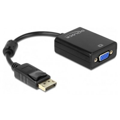 Delock Adaptador Displayport Macho/VGA Hembra Negr en Huesoi