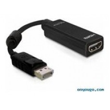 Delock Adaptador Displayport M a HDMI H Negro en Huesoi