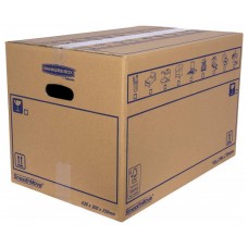 CAJA DE MUDANZA MONTAJE MANUAL M 430X300X250. CARTÓN SIMPLE BANKERS BOX 6208301 (MIN10) (Espera 4 dias) en Huesoi