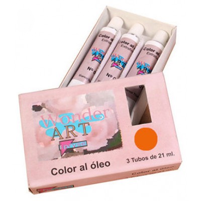 CAJA 3 TUBOS 21ML. ÓLEO Nº.18 BERMELLÓN WONDER ART BY PRYSE 6250018 (Espera 4 dias) en Huesoi