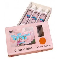 CAJA 3 TUBOS 21ML. ÓLEO Nº.19 ROJO CADMIUM MEDIO WONDER ART BY PRYSE 6250019 (Espera 4 dias) en Huesoi