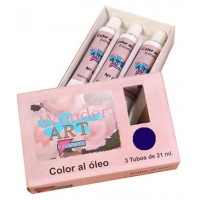 CAJA 3 TUBOS 21ML. ÓLEO Nº.26 AZUL PRUSSIAN WONDER ART BY PRYSE 6250026 (Espera 4 dias) en Huesoi