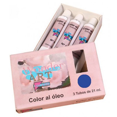 CAJA 3 TUBOS 21ML. ÓLEO Nº.27 AZUL COBALTO WONDER ART BY PRYSE 6250027 (Espera 4 dias) en Huesoi