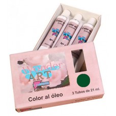 CAJA 3 TUBOS 21ML. ÓLEO Nº.37 SOMBRA TOSTADO WONDER ART BY PRYSE 6250037 (Espera 4 dias) en Huesoi