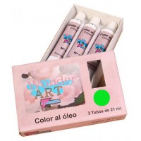 CAJA 3 TUBOS 21ML. ÓLEO Nº.48 VERDE SAVIA WONDER ART BY PRYSE 6250048 (Espera 4 dias) en Huesoi