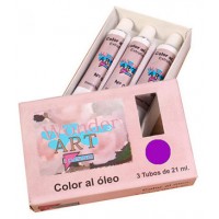 CAJA 3 TUBOS 21ML. ÓLEO Nº.56 VIOLETA WONDER ART BY PRYSE 6250056 (Espera 4 dias) en Huesoi