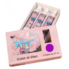 CAJA 3 TUBOS 21ML. ÓLEO Nº.56 VIOLETA WONDER ART BY PRYSE 6250056 (Espera 4 dias) en Huesoi