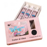 CAJA 3 TUBOS 21ML. ÓLEO Nº.66 NEGRO MARFIL WONDER ART BY PRYSE 6250066 (Espera 4 dias) en Huesoi