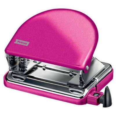 TALADRO METALICO MODELO 52 WOW CAPACIDAD 20 HOJAS COLOR ROSA PETRUS 626517 (Espera 4 dias) en Huesoi