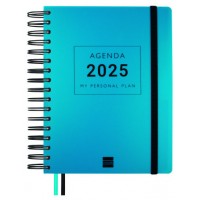 AGENDA 16 MESES SEPTIEMBRE 2024-DICIEMBRE 2025 4º 155X217 SEMANA VISTA VERTICAL TEMPUS AZUL FINOCAM 626600425 (Espera 4 dias) en Huesoi