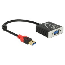 Delock Adaptador USB 3.0 tipo-a Macho a vga Hembra en Huesoi