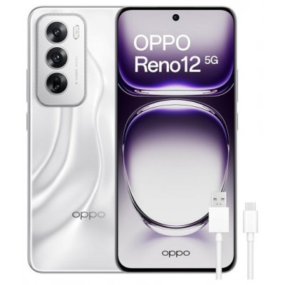 OPPO RENO 12 5G 256GB 12GB SILVER + CABLE USB (Espera 4 dias) en Huesoi