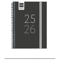AGENDA ESCOLAR 2025-2026 SECUNDARIA 8&ordm; 120X164 SEMANA VISTA HORIZONTAL NEGRO+ FINOCAM 634224026 (Espera 4 dias) en Huesoi