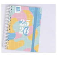 AGENDA ESCOLAR 2025-2026 SECUNDARIA 8&ordm; 120X164 SEMANA VISTA HORIZONTAL ART+ FINOCAM 634224826 (Espera 4 dias) en Huesoi