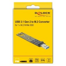 Delock Convertidor para M.2 NVMe PCIe SSD con USB en Huesoi