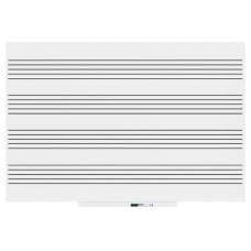 PIZARRA SKINMUSIC 100X150CM LACADA BLANCO PENTAGRAMA HORIZONTAL ROCADA 6421RMH (Espera 4 dias) en Huesoi