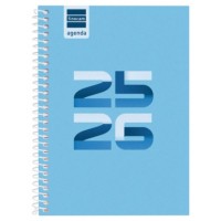 AGENDA ESCOLAR 2025-2026 COOL 8&ordm; 120X164 SEMANA VISTA HORIZONTAL AZUL+ FINOCAM 645000126 (Espera 4 dias) en Huesoi