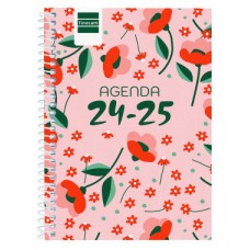 AGENDA ESCOLAR 2024-2025 8º 120X164 SEMANA VISTA HORIZONTAL COOL FLORAL FINOCAM 645000625 (Espera 4 dias) en Huesoi