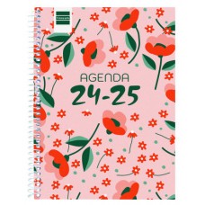 AGENDA ESCOLAR 2024-2025 4º 155X212 SEMANA VISTA HORIZONTAL COOL FLORAL FINOCAM 645040625 (Espera 4 dias) en Huesoi